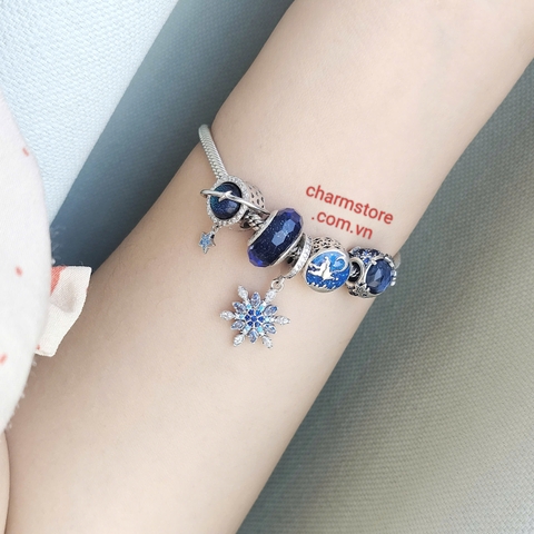 BỘ VÒNG HÀNH TINH TRĂNG SAO MIX HOA TUYẾT XANH