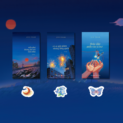 Sách - Combo 3 Cuốn JUN PHẠM (Bản Không Postcard)