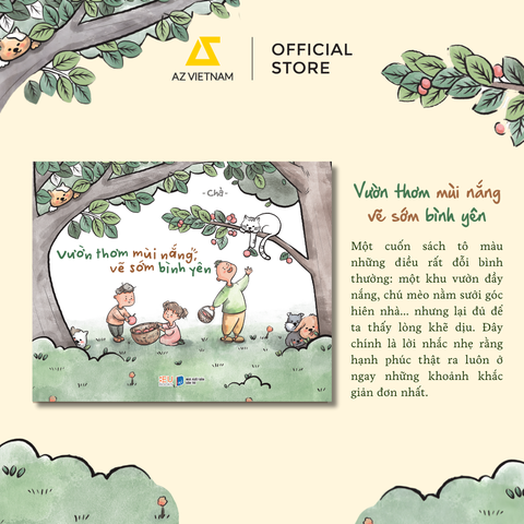 Sách - Vườn Thơm Mùi Nắng, Vẽ Sớm Bình Yên