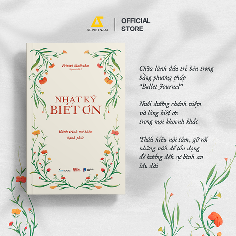 Sách - Nhật Ký Biết Ơn - Hành Trình Mở Khóa Hạnh Phúc