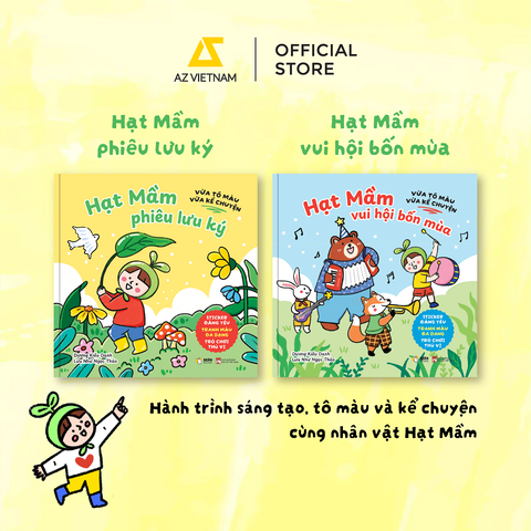 Sách - Bộ 2 Cuốn: Hạt Mầm Phiêu Lưu Ký + Hạt Mầm Vui Hội Bốn Mùa