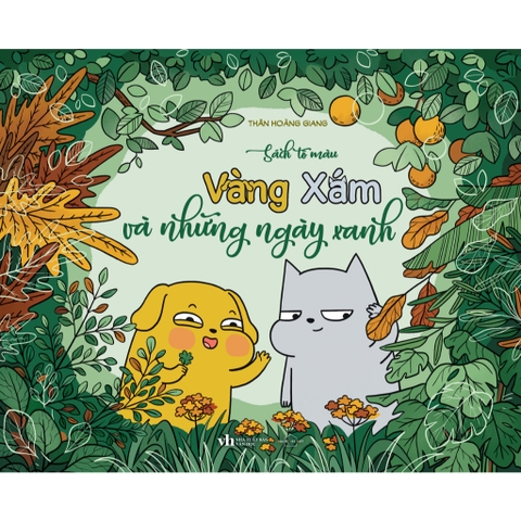 Sách - Vàng Xám Và Những Ngày Xanh (Sách Tô Màu)