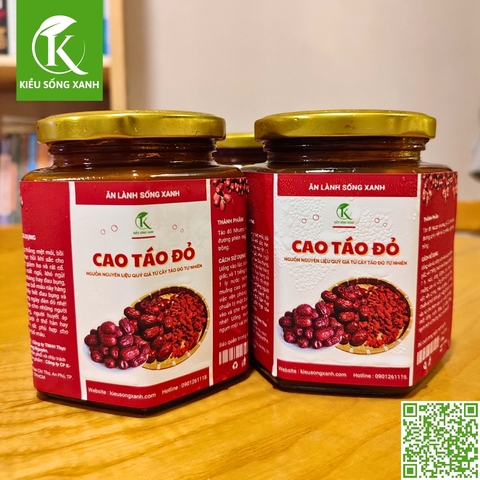 Cao Táo Đỏ - Sản Phẩm Cao Bổ Máu 100% Tự Nhiên (500g)