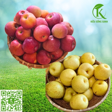 Táo Mật Phú Sỹ và Lê Mật Hà Giang (2kg)