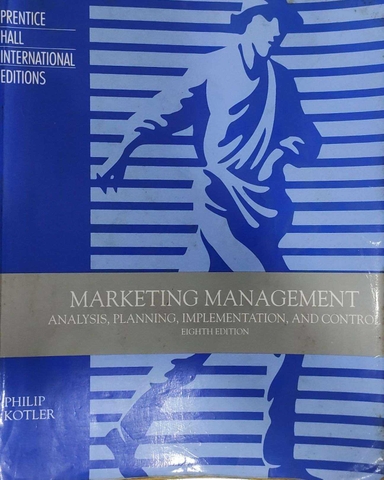 Marketing Management - Analysis, Planning, Implementation, And Control