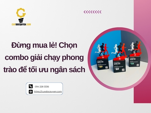 Đừng mua lẻ! Chọn combo giải chạy phong trào để tối ưu ngân sách