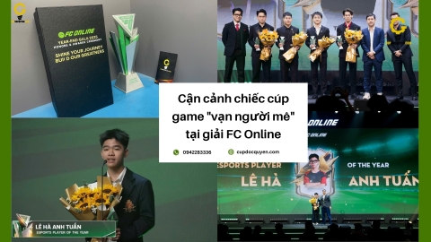 Cận cảnh chiếc cúp game 