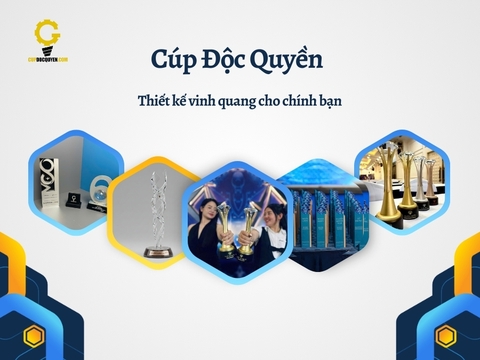 Cúp ngành thẩm mỹ: Bí quyết nâng tầm thương hiệu & các mẫu sang trọng