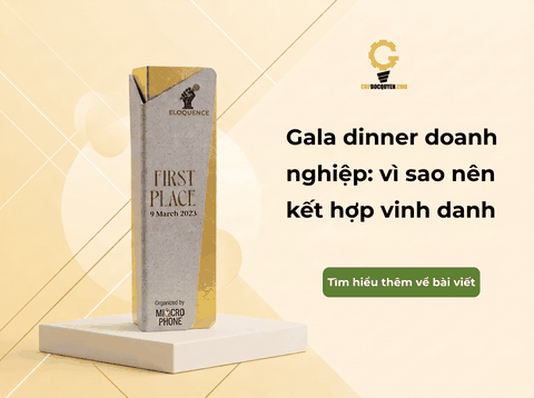 Gala dinner doanh nghiệp: vì sao nên kết hợp vinh danh