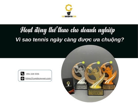 Hoạt động thể thao cho doanh nghiệp: Vì sao tennis ngày càng được ưa chuộng?