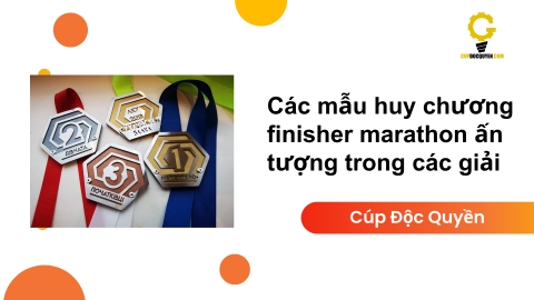 Các mẫu huy chương finisher marathon ấn tượng trong các giải