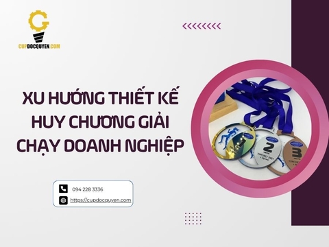 Huy chương giải chạy doanh nghiệp đẹp - giải pháp nâng tầm văn hóa nội bộ 2025