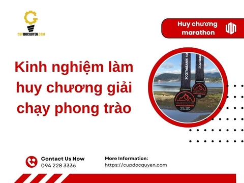 Làm huy chương giải chạy phong trào: Bí quyết để tạo dấu ấn chuyên nghiệp mà vẫn tiết kiệm
