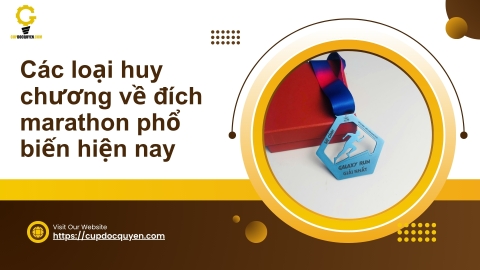 Các loại huy chương về đích marathon phổ biến hiện nay