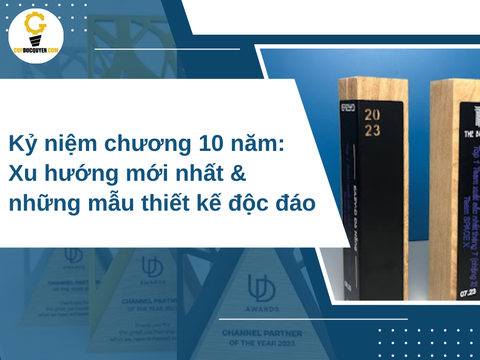 Kỷ niệm chương 10 năm: Xu hướng mới nhất và những mẫu thiết kế độc đáo