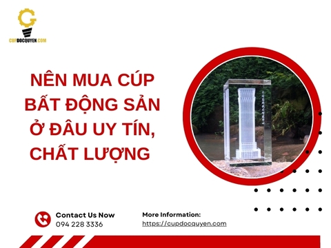 Nên mua cúp bất động sản ở đâu uy tín