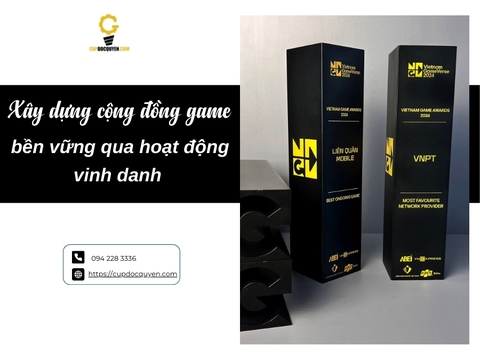 Xây dựng cộng đồng game bền vững qua hoạt động vinh danh