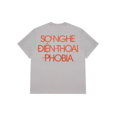 SONGHEDIENTHOAI-PHOBIA GREY T-SHIRT