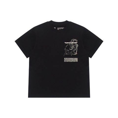 SONGHEDIENTHOAI-PHOBIA BLACK T-SHIRT