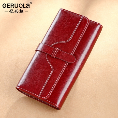 Ví Nữ Dài Da Bò Cao Cấp Chống Đánh Cắp Thông Tin Thẻ TVNN374