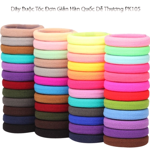 Dây Buộc Tóc Đơn Giản Hàn Quốc Dễ Thương PK105
