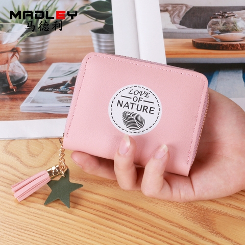 Ví Nữ Mini Ngắn Cầm Tay Dễ Thương Nữ Tính Hàn Quốc TVNN218