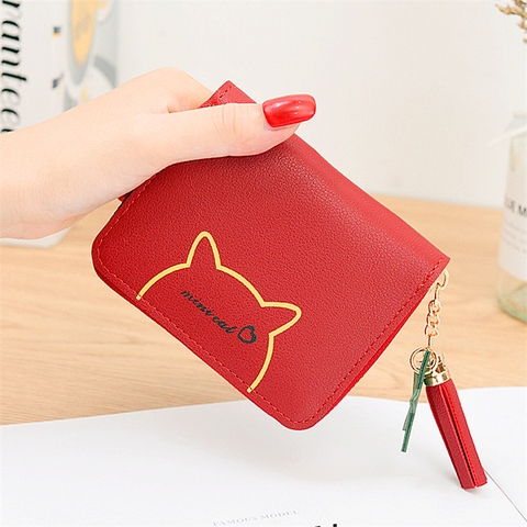 Ví Nữ Mini Ngắn Cầm Tay Dễ Thương Nữ Tính Hàn Quốc TVNN224