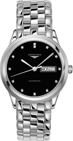 Đồng hồ Nam Longines Flagship Day Date Diamond Black L4.899.4.57.6