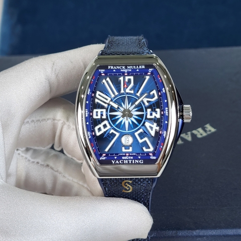 Đồng hồ Nam Franck Muller Vanguard  V41SCDT Yachting Navy Dial