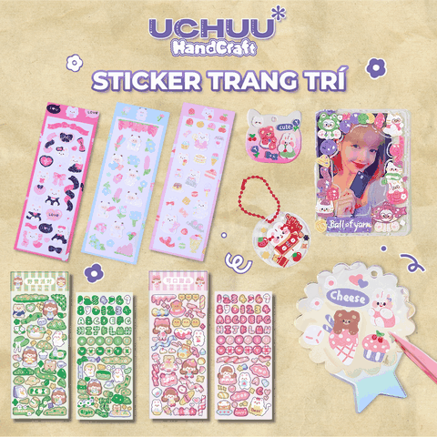 Sticker Trang Trí