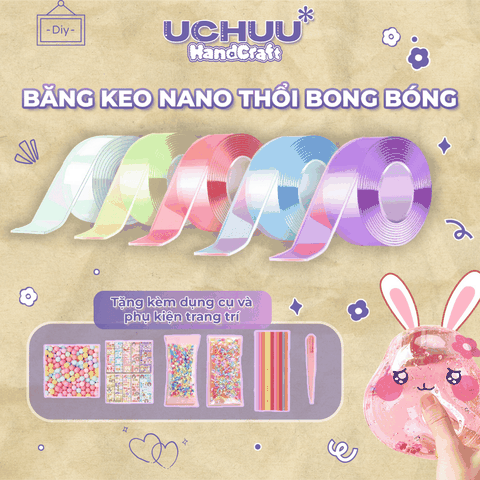 Bộ Băng Keo Nano Thổi Bong Bóng