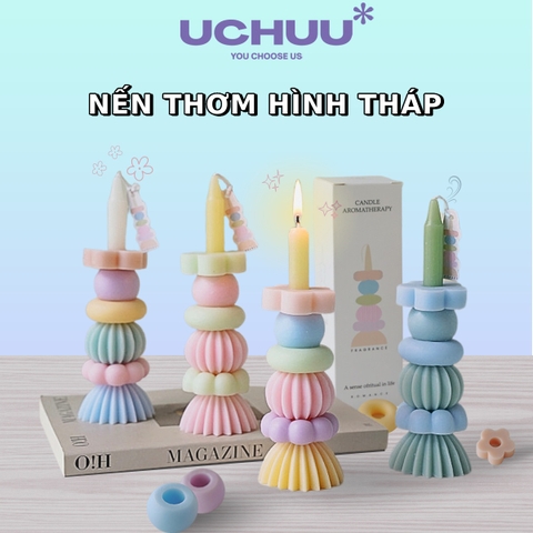 Nến Thơm Xếp Hình Tháp