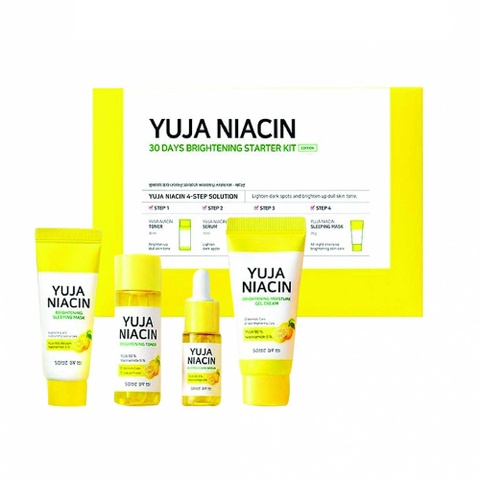 Bộ Mini 4 Món Some By Mi Yuja Niacin 30 Days Brightening Starter Kit-Edition