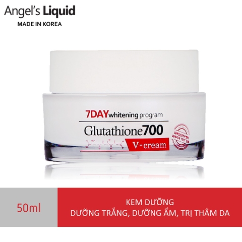 Kem Dưỡng Làm Sáng Da Mờ Thâm Nám Angel's Liquid Glutathione Plus Niacinamide 700 V Cream 50ml