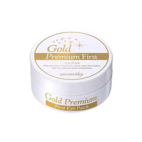 Mặt Nạ Dưỡng Mắt Secret Key 24K Gold Premium First Eye Patch (60 Miếng)