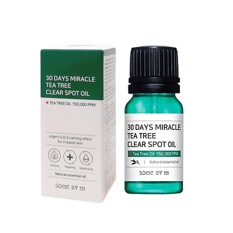 Tinh Dầu Tràm Trà Trị Mụn Some By Mi 30 Days Miracle Tea Tree Clear Spot Oil 10ml