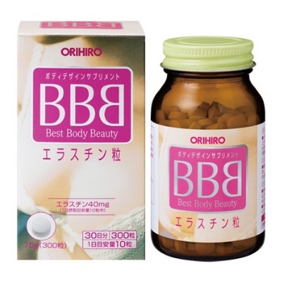 Viên Uống Tăng Kích Thước Và Săn Chắc Ngực Orihiro Bbb Best Beauty Body 300 Viên/hộp