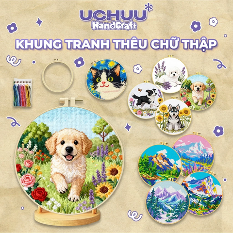 Khung Tranh Thêu Chữ Thập