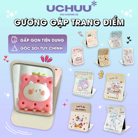 Gương Gập Trang Điểm