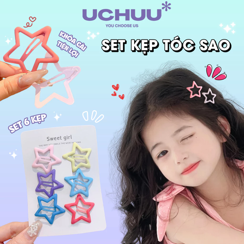 Set Kẹp Tóc Sao