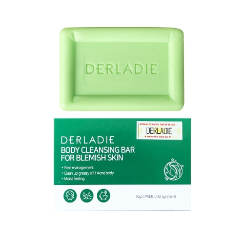 Xà Phòng Giảm Mụn Derladie Body Cleansing Bar For Blemish Skin 50g