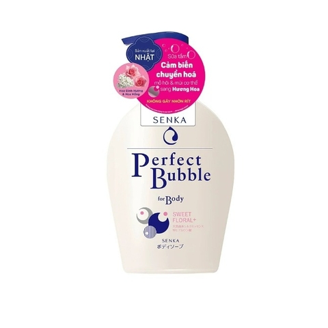 Sữa tắm dưỡng ẩm hương hoa dịu ngọt Senka Perfect for Body (500ml)