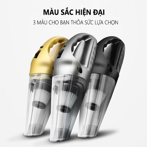 Máy hút bụi cầm tay không dây sạc usb 120W lực hút mạnh
