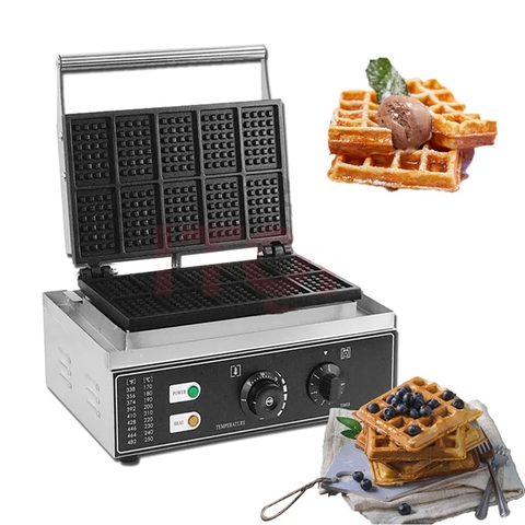 Máy làm bánh waffle, bánh tổ ong 1650W kiểm soát nhiệt độ chính xác, bánh thơm ngon
