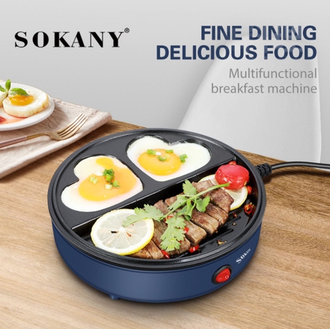 Máy nướng thịt, ốp la trứng trái tim SOKANY SK-221 600W