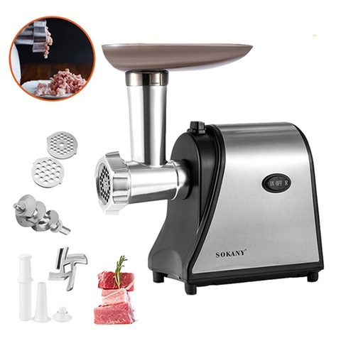 Máy xay thịt, đùn thịt, làm xúc xích SOKANY SK-093 công suất 1500W