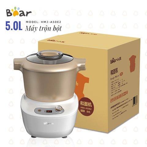 Máy trộn ủ bột BEAR HMJ-A50E2 (5L) máy nhào bột làm bánh tự động