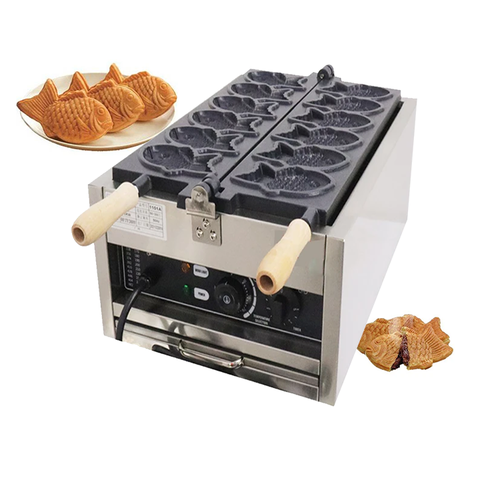 Máy nướng bánh cá taiyaki lớn 3000W làm nóng nhanh, an toàn, dễ sử dụng