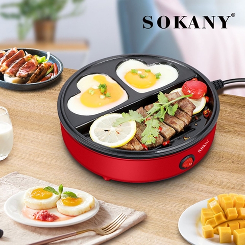Máy nướng thịt, ốp la trứng trái tim SOKANY SK-221 600W