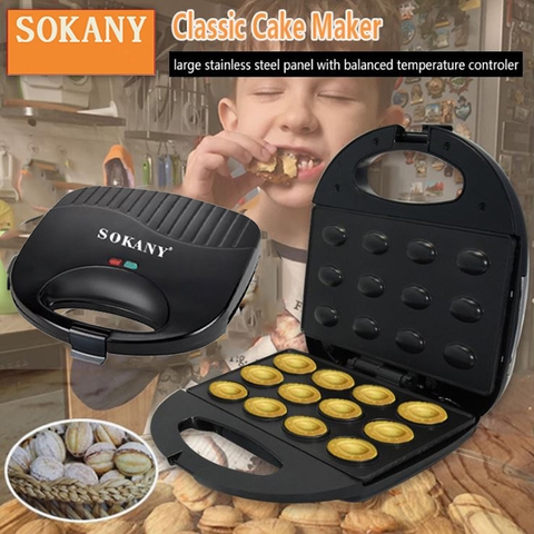 Máy làm bánh hạt óc chó, nướng bánh hạt dẻ SOKANY SK-805 750W